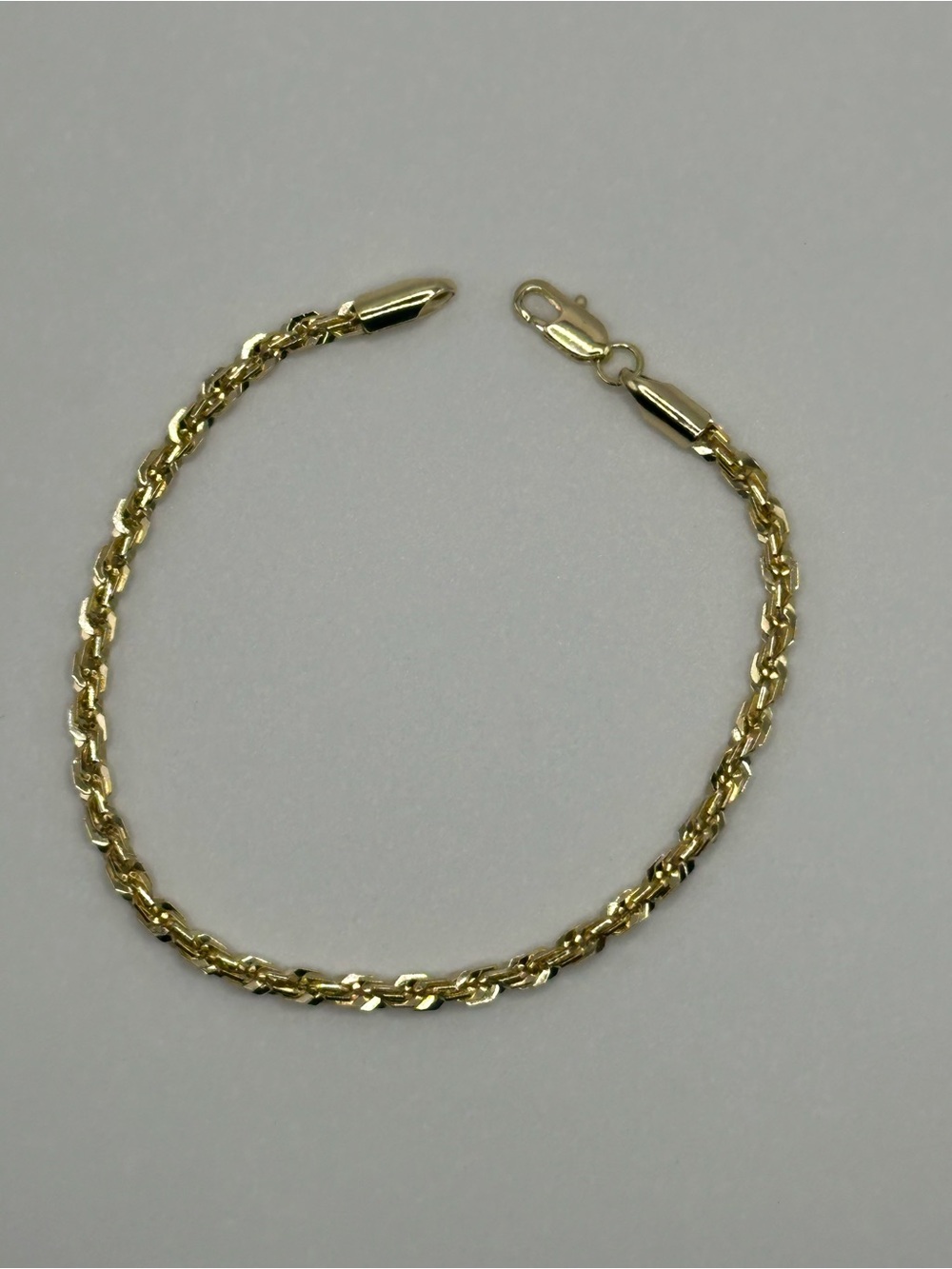 Gold Filled Link Bracelet with Lobster Clasp